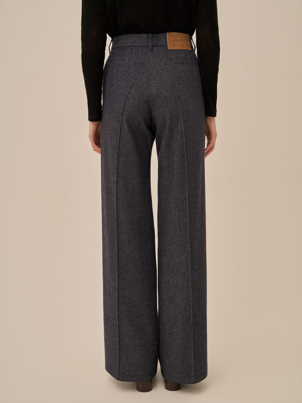 Marina wool denim pants NV