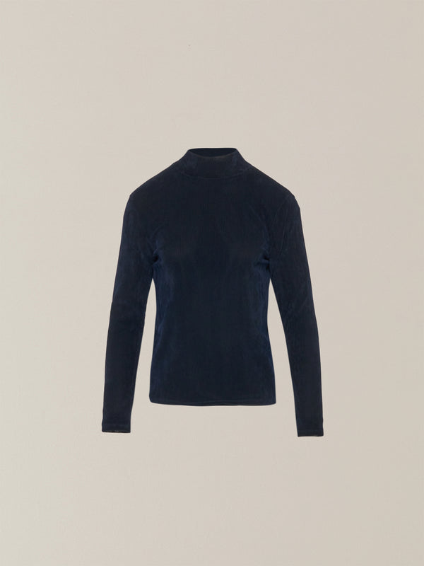 Claudia tie coller jersey pullover NV