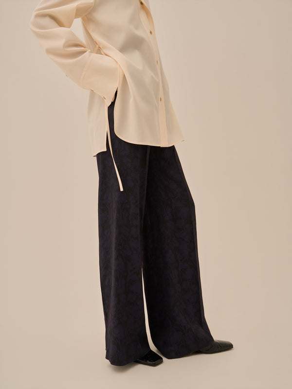 Federica jacquard pants NV