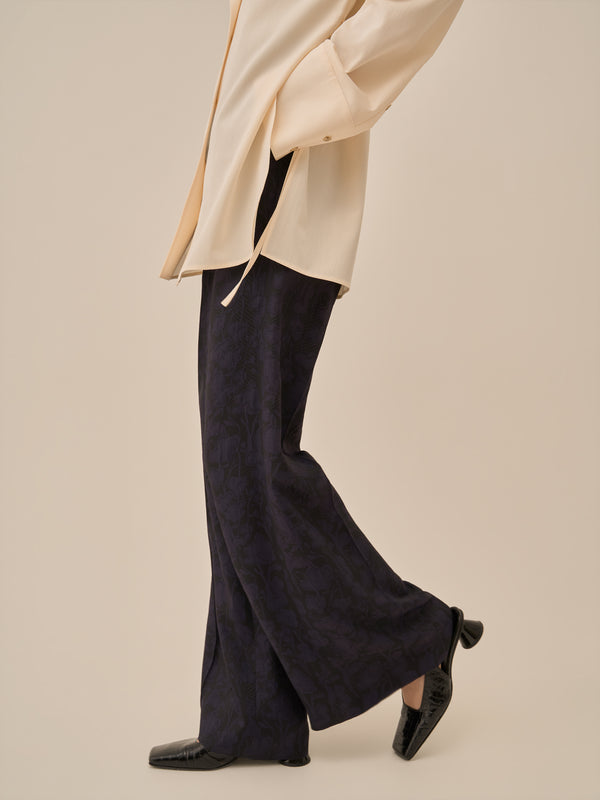 Federica jacquard pants NV