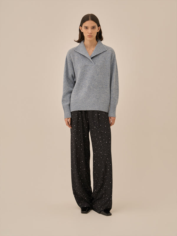Graciana knit pullover BL