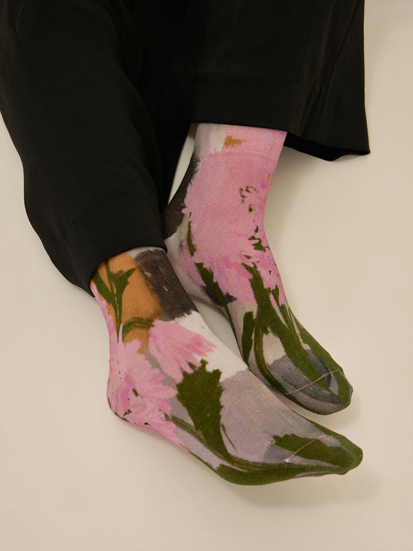 Annecy Print Socks